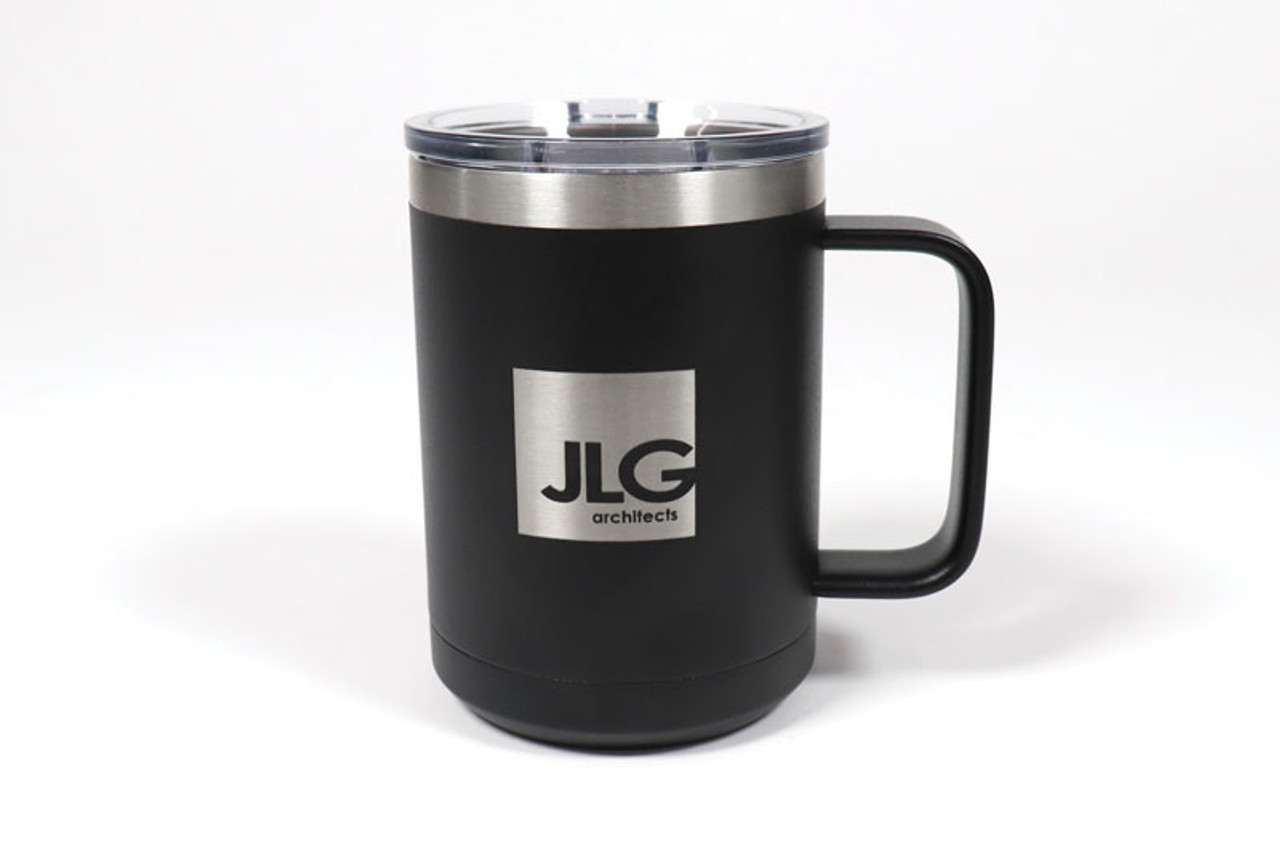 16 oz Stainless Steel Coffee Mug with handle Miami RedHawks 