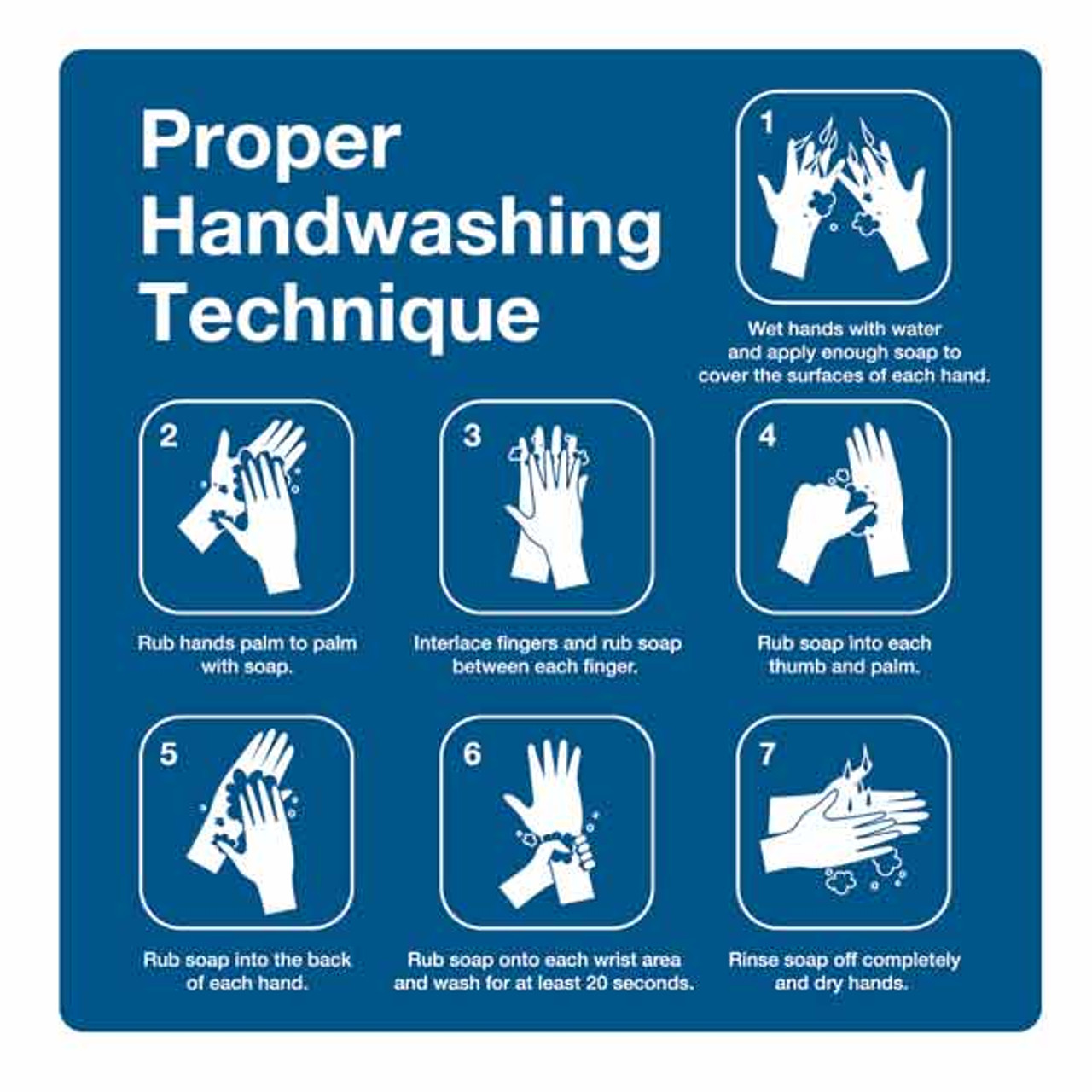 Bathroom Hand Washing Signs for Kids